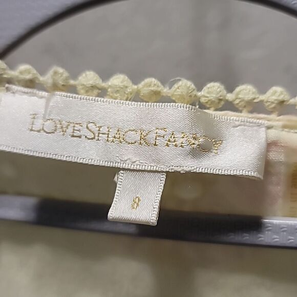 LoveShackFancy Bea Embroidered Eyelet Mini Dress Size 8 - Picture 9 of 11